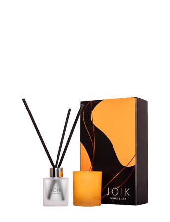 JOIK Joik Home & Spa Gift Box: Grapefruit & Mandarin Scented Candle & Fragrance Diffuser - Nude - ONE SIZE