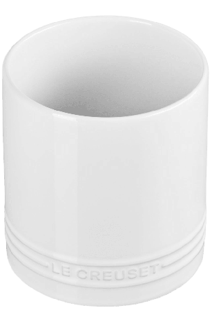 Le Creuset Signature Stengods Bestick- Och Redskapskruka 1.1L White Köksredskap Vit 1,1 L