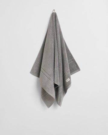 GANT Wohnaccessoires Premium Handtuch 70 x 140 (70x140) Grau