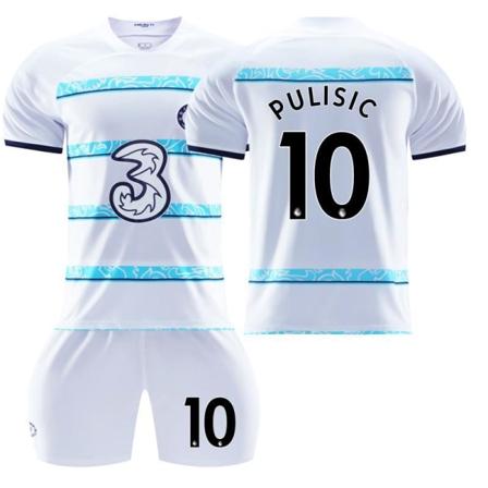 Chelsea F.C bortatröja 22-23 Kante fotbollströja för barn Pulisic 10 #24