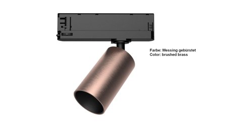 SYNERGY Track-Serie für Stromschiene VLF-Serie Wechselgehäuse brushed bronze