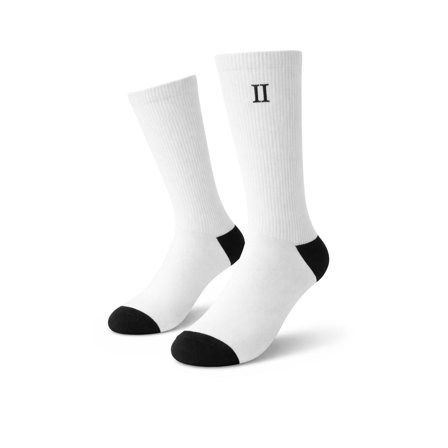 Les Deux | Gebroken wit/Donkerblauwe William Sokken – 2-pack voor mannen - Lange sokken