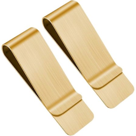 2 kpl seteli- ja korttiklipsiä, ruostumatonta terästä, ohut metallinen käteisklipsi, hopeinen lompakko, setelipidike, luottokorttikotelo miehille ja 