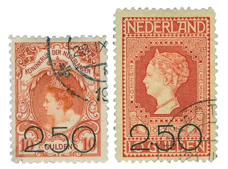 Holland 1920 - NVPH 104-105 - Stemplet