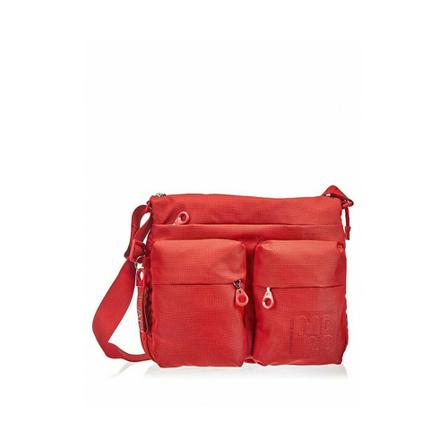 Mandarina Duck Extendable shoulder Tas in polyester with logok keychain , Roze , Dames , Maat: ONE Size Schoudertassen