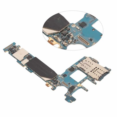 Lås upp mobiltelefonens moderkort exakt storlek PCB 64 GB minne mobiltelefon moderkort för Samsung Galaxy S8 US-version