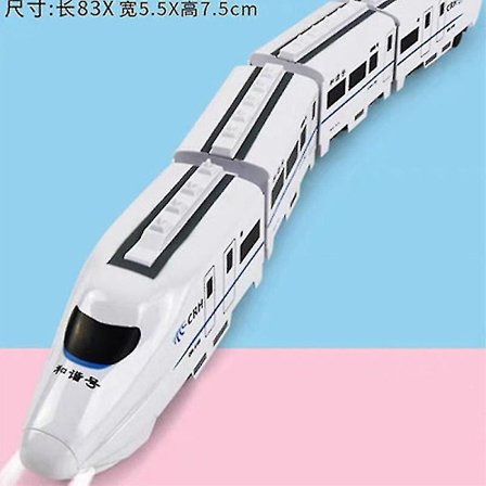 Julegave Elektrisk Leketog for Barn Lyd Lys og Musikk Universell Kjøresimulering Harmoni Emu Høyhastighetstog