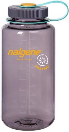 Nalgene Bottle 1 l Wide Mouth Sustain Aubergine