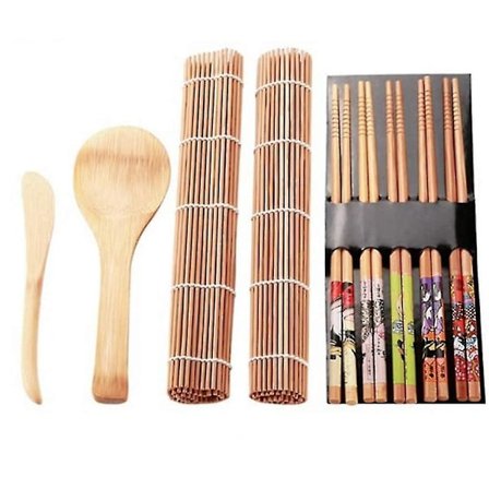 DIY Ris-Håndlavede Spisepinde Gardin Sushi Maker Sæt