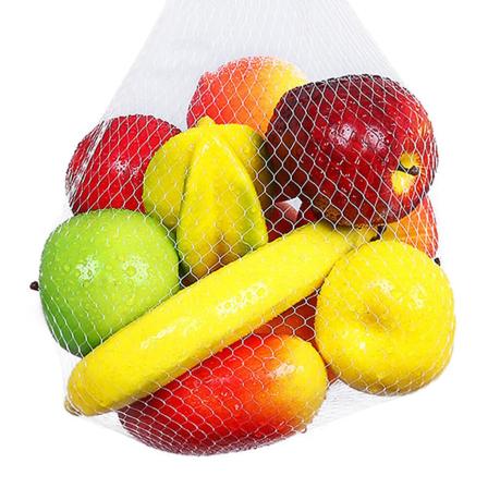 Livsliknande konstgjord fruktset - 12 blandade frukter för realistiska fotorekvisita och heminredning fruit