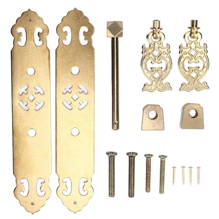 Antik lådhänge Drag Anti Rost Retro Elegant Mässing Bokskåp Draghandtag för byråer Garderober Mässing