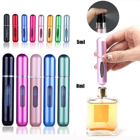 8ml Portable Mini Refillable Perfume Bottle With Spray