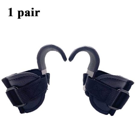 Tyngdlyftskrokar för män Pull-ups Grepp Crossfit Lyftarmband Kuddar Power Träningskrokar Fitness