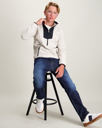 Columbia Sequoia Grove Half Zip Fleece Beige Pullover Jungen - Kids Brand Store