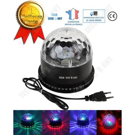 Ampull disco LED - TD - RGB - 15W - Ansluten - Roterande