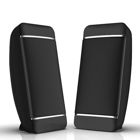 Små Laptop-högtalare, Trådbunden USB-strömförsörjning, 2.0 Mini Bärbara Högtalare för Dator/PC/Laptop