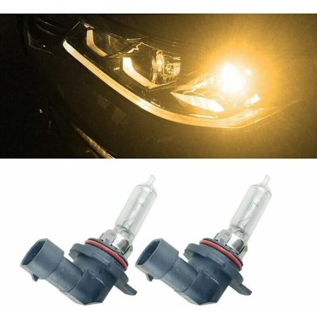 FlkwoH 9012 LL HIR2 hh PX22d 55W 12V 4300K Halogenstrålkastare för bil, ersättningslampa, 2 st, 4300K vit gul, 9012 (HIR2)