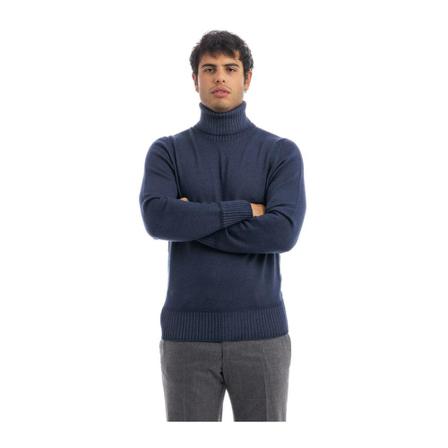 Drumohr Turtlenecks Blå, Herre Rullekraver