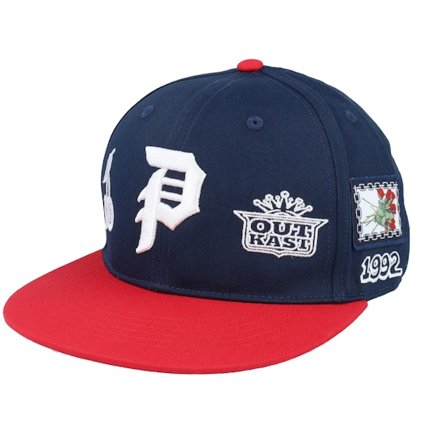 Primitive Apparel - Azul snapback Boné - Jackson Blue/Red Snapback @ Hatstore