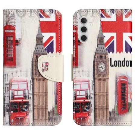 Wonderland Samsung Galaxy A14 Flip Etui - London Big Ben