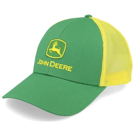 John Deere - Green trucker Czapka Z Daszkiem - Logo Green/Yellow Trucker @ Hatstore