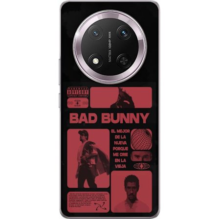 Kompatibelt Mobildeksel til Honor Magic7 Lite Bad Bunny NFL-inspirert skjoldlogo med amerikansk fotball og stjerner