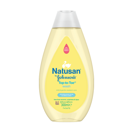 Natusan by Johnson's Top-to-Toe Wash, 300 ml