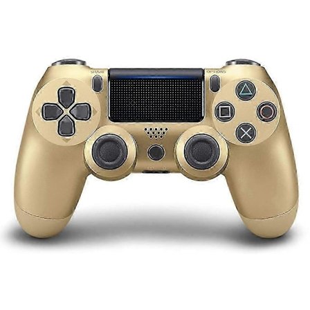 Langaton PS4-ohjain Bluetooth-peliohjain värinällä, ergonominen muotoilu PS4-konsolille - vaaleanpunainen
