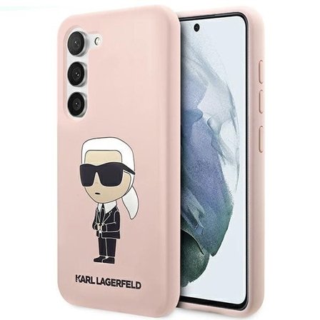 Karl Lagerfeld KLHCS23MSNIKBCP S23+ S916 hardcase pink/pink silikone Ikonik