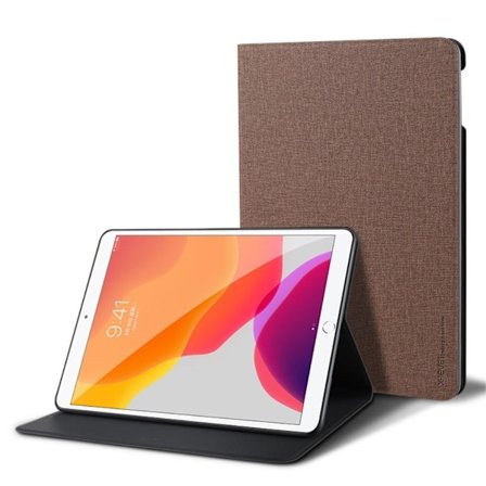 X-LEVEL iPad 9.7" 5/6 fodral med stativ - Brun