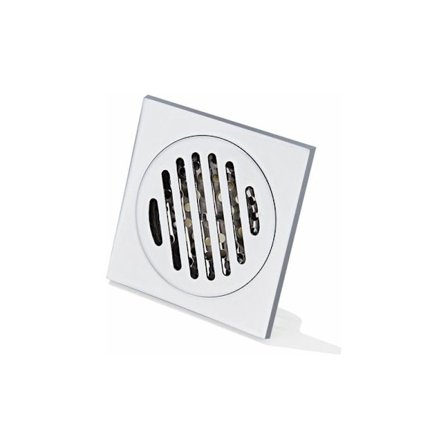 Duschbrist med hårfälla golvbrunn rostfritt stål tjock fyrkantig