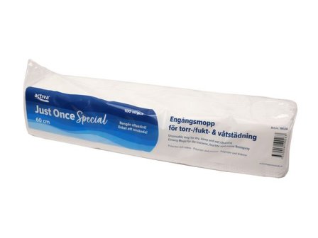 ACTIVA Engångsmopp JustOnce Special 60cm 100/fp - Lyreco - Städ och hygien - Moppar och stativ - Moppar - Engångs