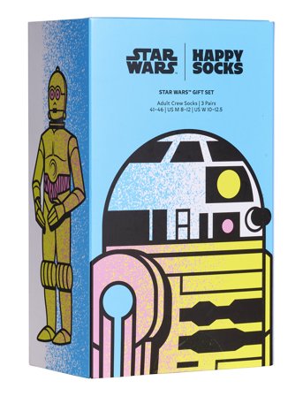 Happy Socks | Star Wars 3-Pack Gift Set | 41-46