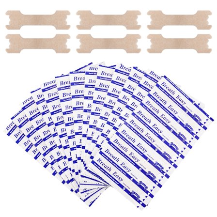 500-styks pakke med næsestrips, anti-snorken, forbedrer vejrtrækningen, næseluftstrømspude, stopper snorken [DB] 100-styks pakke