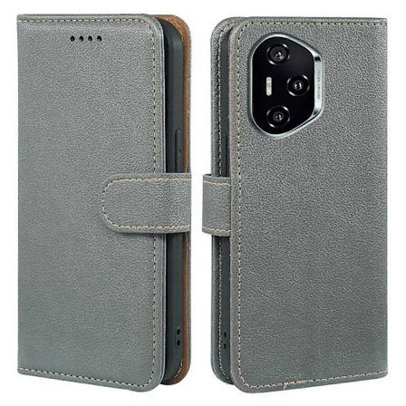 Kompatibel med Honor 400 5G (Global) Deksel RFID-blokkerende lommebok Litchi-teksturert lær Telefondeksel Magnetisk lås