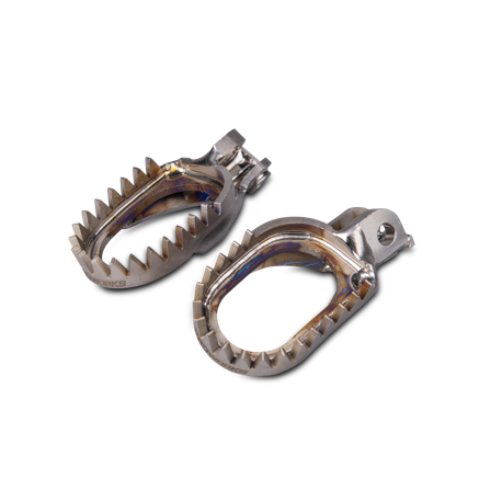 Poggiapiedi Proworks Open Titanio - Husaberg FE570 2009-2012