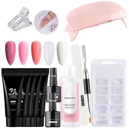 Nagel Gel Kit Builder Förlängning Polish Startset för Manikyr