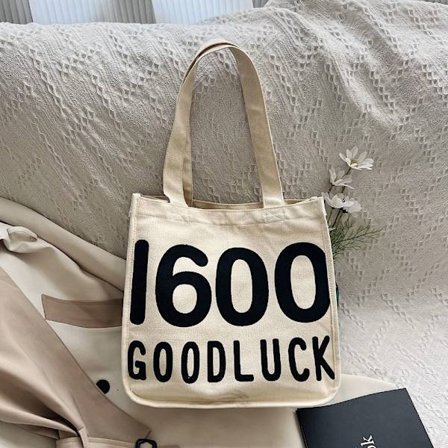 Canvasväska Handväska SVART