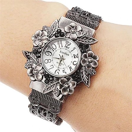 Dameur Retro Relojes vintage armbåndsur kvarts luksus kvindelig feminino casual armbåndsur xinhua mode ure Whi