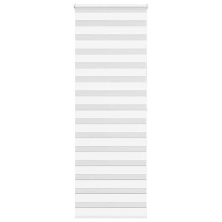Rullgardin zebra vit 80x200 cm tyg bredd 75,9 cm polyester