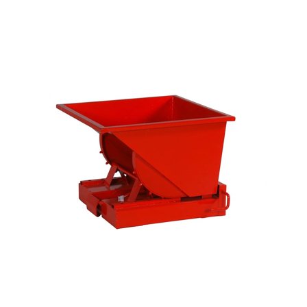 Tippcontainer, 150 liter, röd