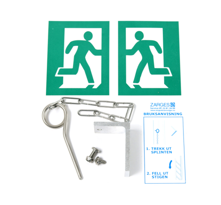 Zarges 513011 Toppbeslag till brandstege, Stegar & ställningar