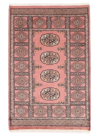 Pakistan Bokhara 3Ply Rug 79X119 Brown/Red Wool, Pakistan