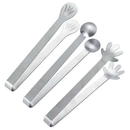 Palmtang i rustfritt stål, mattang, istang, ovnstang, sukkertilbehør, kjøkkentang for snacks