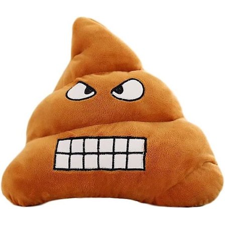 Aoopoo Ny Rolig Bajs Kudde Kudde Bajs 35 X 35 Cm Emoji Plysch Kudde Leksak Kudde Bajs Dockform Kudde Nyhet Present Soffa Kudde Sovrumskudde