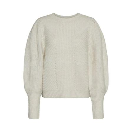 Vero Moda, Round-neck Knitwear Beige, Dames, Maat:L