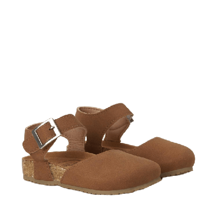 BabyMocs Astrid Sandal Skor Unisex Brun 3-4 år (17cm)