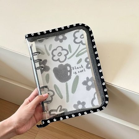 Valokuvakorttikansio Valokuva-albumin cover MUSTA