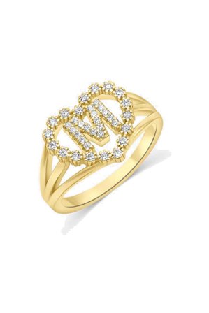 Letter Ring M Gold 56