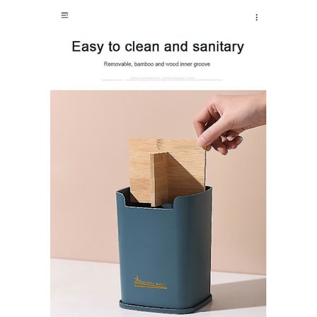 Oppbevaringsboks for skjeer, gafler og spisepinner med dobbel hylle i flere stiler